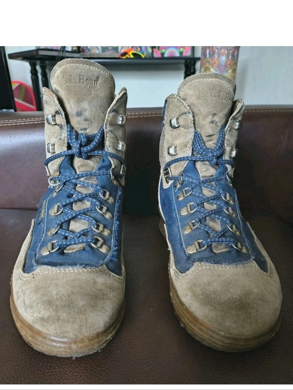 LL Bean Skywalk Boots, Size 12, Vintage, Made In Italy